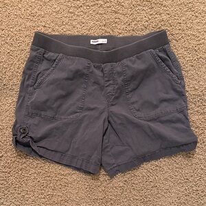 Sonoma Charcoal Cargo Utility Shorts for Women size Large